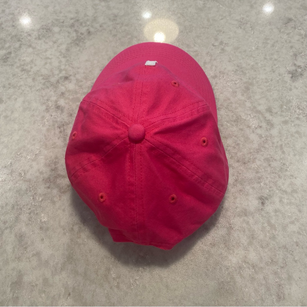 Rey To Z Pink Letter L Baseball Hat — image 3 of 6